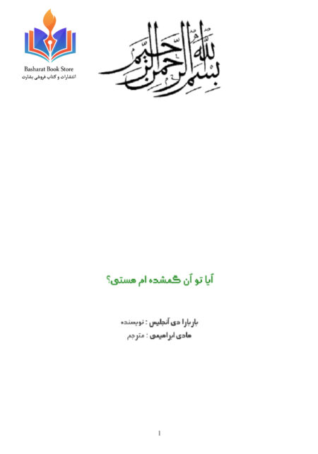 آیا تو آن گمشده ام هستی؟