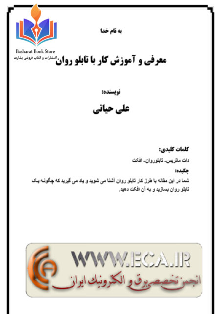 معرفی و آموزش کار با تابلو روان